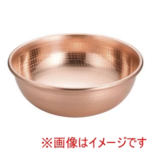 遠藤商事 TKG TKG SA 銅打出 さわり鍋 手無 スズメッキなし 30cm WSW01030 遠藤商事