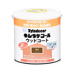 カンペハピオ KANSAI カンペハピオ 水性キシラデコール ウッドコート オリーブ 3.4L