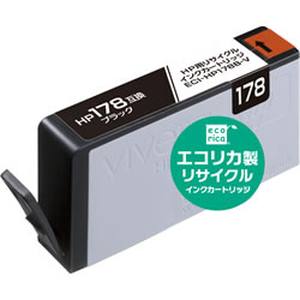 エコリカ ecorica エコリカ ECI-HP178B-V リサイクルインク ブラック ecorica