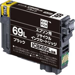 エコリカ ecorica エコリカ ECI-E69L-B リサイクルインク ブラック ecorica