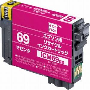 エコリカ ecorica エコリカ ECI-E69M リサイクルインク マゼンタ ecorica