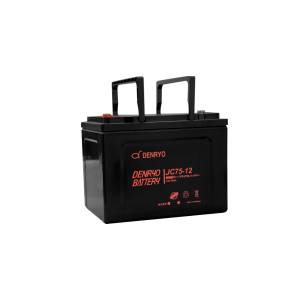 電菱 電菱 JC75-12 密閉型AGMバッテリー