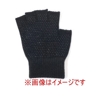 カヴァーワーク COVER WORK カヴァーワーク FT-3135 のびのび5本指きり スベリ止め付 黒 F