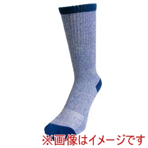 カヴァーワーク COVER WORK カヴァーワーク FT-2117 クールマックス ソックス ロング丈 五本指2足組 杢ブルー F