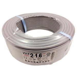 愛知電線 AEW 愛知電線 VVF2X1.6M100 VVFケーブル 1.6mm 100m