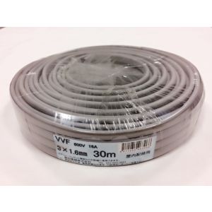 愛知電線 AEW 愛知電線 VVF3X1.6M30 VVFケーブル 1.6mm 30m