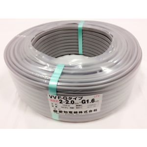 愛知電線 AEW 愛知電線 VVF2X2.0+G1.6 VVFケーブル 2.0mm+G1.6mm 100m