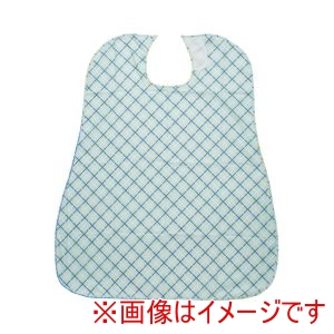 介援隊 介援隊 393620 CX-01002 介援隊 食事用エプロン 格子ブルー