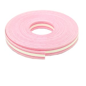 紺屋商事 紺屋商事 紙バンド クラフトバンド 17mm 10m 小巻 カラー 33 ピンク+白コンボ
