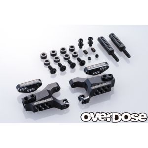 ウエルド ウエルド OD2864 アジャスタブルアルミフロントサスアームType-3 ブラック