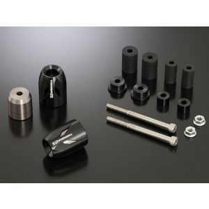 ヨシムラ YOSHIMURA ヨシムラ 696-0H6-5200 ハンドルバーエンド High Line(スレートグレー) 汎用φ14-19