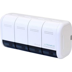 MEDIK MEDIK 99.9%の除菌ができる 壁掛け用充電式歯ブラシ除菌ホルダー ホワイト MDK-TS04WH