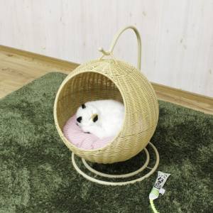 後藤家具物産 後藤家具物産 ネコちゃんの癒しの空間を与えるペット用ハンギングチェアー PET-HC-NA メーカー直送 代引不可 北海道沖縄離島不可