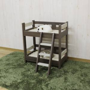 後藤家具物産 後藤家具物産 ツートンカラーが可愛いハシゴ付きベッド2段ベッド PB-COCO-BR メーカー直送 代引不可 北海道沖縄離島不可