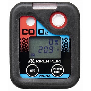 理研計器 理研計器 CX-04-01 個人装着型酸素 一酸化炭素計 CX-04充電池仕様 メーカー直送 代引不可 北海道沖縄離島不可