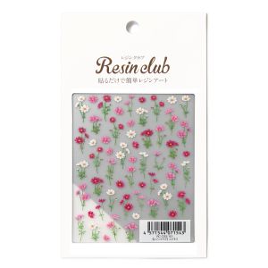 イングカワモト イングカワモト ツメキラ レジンクラブ UVレジン用 レジンシール コスモス 両面 RC-COS-101