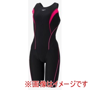 スピード Speedo スピード SFW12560 FEEL UP L-KNEESKIN ブラックxピンク O