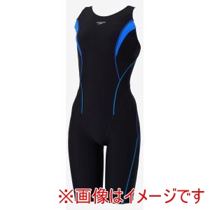 スピード Speedo スピード SFW12560 FEEL UP L-KNEESKIN ブラックxブルー M