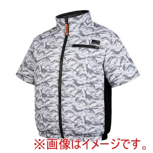 COVELL COVELL DXP002-1-LL 半袖タイプ単品 ポリエステル製 ホワイト迷彩 LL メーカー直送 代引不可 北海道沖縄離島不可