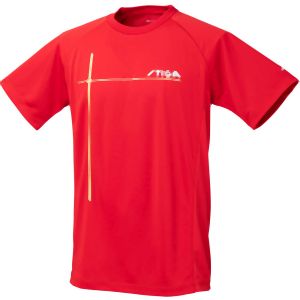 スティガ STIGA スティガ ファイテンコラボシャツ レッド M 1854565505