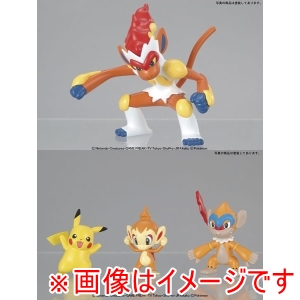 バンダイ BANDAI バンダイ ポケモンプラモコレクション 07 ゴウカザル進化セット