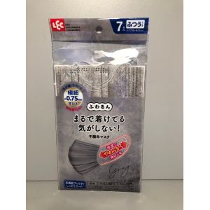 レック LEC レック ふわるん N マスク ふつう 7枚入 グレー C01036