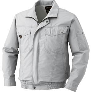 空調服 空調服 KU91400-C06-S3 綿薄手タチエリウェアのみ シルバー L