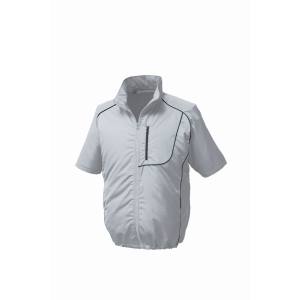 空調服 空調服 KU91720-C06-S7 ポリ製半袖ウエアのみ シルバー 5L