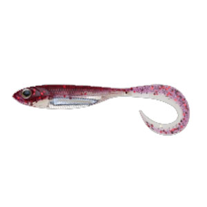 フィッシュアロー Fish Arrow フィッシュアロー フラッシュJ グラブ 3インチ SW 124 レッド シルバー