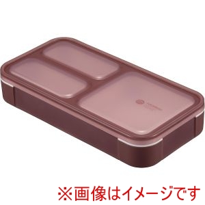 シービージャパン シービージャパン 薄型弁当箱抗菌フードマン400バーガンディ
