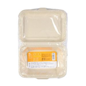 パックスタイル パックスタイル バガス容器 BBランチ 180-130（5枚入） 1ケース(60) 00678162 メーカー直送 法人限定 代引不可 北海道沖縄離島不可