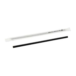 パックスタイル パックスタイル 国産 紙ストロー 6φ×196mm 黒 1ケース(3000) 00696852 メーカー直送 法人限定 代引不可 北海道沖縄離島不可