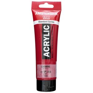 ターレンスジャパン ターレンス アムステルダム アクリリックカラー 120ml 318 カーマイン