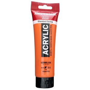 ターレンスジャパン ターレンス アムステルダム アクリリックカラー 120ml 311 バーミリオン