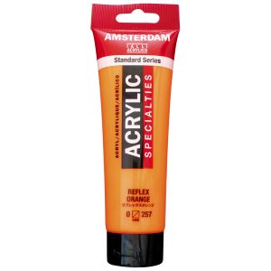 ターレンスジャパン ターレンス アムステルダム アクリリックカラー 120ml 257 リフレックスオレンジ