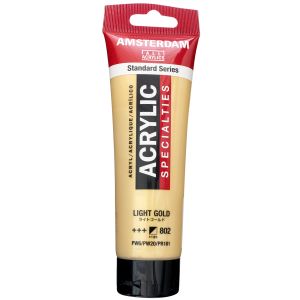 ターレンスジャパン ターレンス アムステルダム アクリリックカラー 120ml 802 ライトゴールド