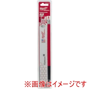 ミルウォーキー milwaukee ミルウォーキー 48-00-5713 TORCH金工用レシプロソーブレード 10TPI 229mm 5本パック