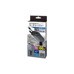 ハック HAC ハック HAC5324A 4in1 巻き取り式カーチャージャー