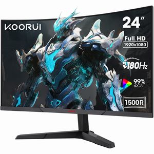 クールイ KOORUI KOORUI 24E6CA 24インチ VAモニター