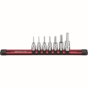 水戸工機 ミトロイ MITOLOY ミトロイ HH208M 1/4 ヘックスソケット ホルダーセット 7コマ8点 水戸工機