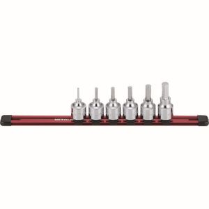 水戸工機 ミトロイ MITOLOY ミトロイ HH407M 1/2 ヘックスソケット ホルダーセット 6コマ7点