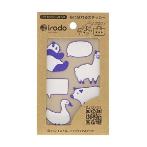 扶桑 扶桑 布用シール IRODO イロド オナマエ ブルー 90072