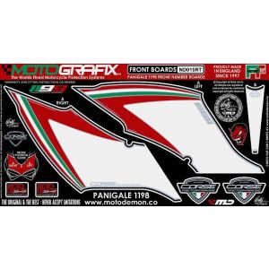 モトグラフィックス MOTOGRAFIX モトグラフィックス MT-ND015RT ボディパッド FRONT 1199PANIGALE 12-