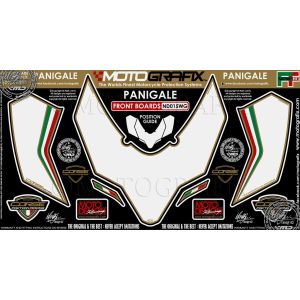 モトグラフィックス MOTOGRAFIX モトグラフィックス MT-ND015WG ボディパッド FRONT 1199/899 PANIGALE 12-/14-
