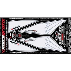 モトグラフィックス MOTOGRAFIX モトグラフィックス MT-RH007U ボディパッド REAR CBR1000RR 06/07