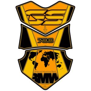 モトグラフィックス MOTOGRAFIX モトグラフィックス MT-TB024Y タンクパッド YEL BMW F700GS 12-15