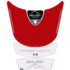 モトグラフィックス MOTOGRAFIX モトグラフィックス MT-TD016PPR タンクパッド PIKES PEAK レッド DUCATI MULTISTRADA1200