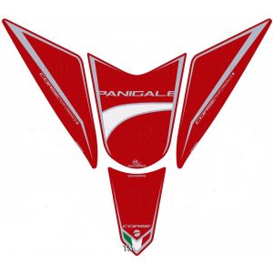 モトグラフィックス MOTOGRAFIX モトグラフィックス MT-TD025R タンクパッド レッド DUCATI PANIGALE