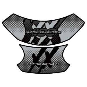 モトグラフィックス MOTOGRAFIX モトグラフィックス MT-TH020S タンクパッド SLV CBR1100XX BLACKBIRD 96-08