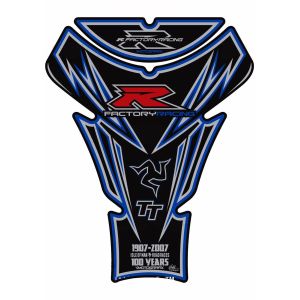 モトグラフィックス MOTOGRAFIX モトグラフィックス MT-TS030KB タンクパッド BLK/ブルー GSX-R1000 17-